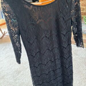 Black Lace Boutique Dress